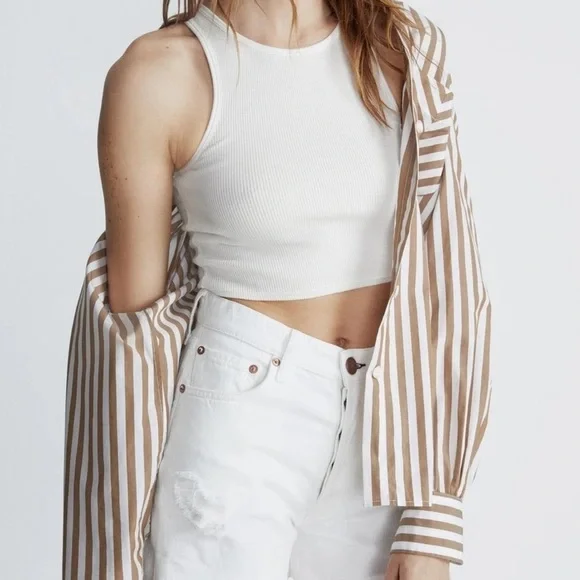 Rag & Bone Shorts Optic White Vintage Cut Off Size 31 NWT - Picture 11 of 12